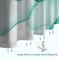thumbnail image 6 of Green Gray Marble Pattern Shower Curtain 36"x72" ,Bathroom Decorative Shower Curtains Set with 12 Hooks,Modern Waterproof Washable Shower Curtain, 6 of 6