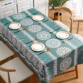 thumbnail image 1 of Nappe Rectangulaire Imperméable, Nappe en Vinyle Résistante à l'Huile et aux Taches, Nappe en Plastique Lavable, 1 of 5