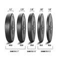 thumbnail image 4 of XPRT Fitness Olympic Crumb Rubber Bumper Plate 15 lb. PAIR - Weight Lifting Plate for Cross Training, Olympic Lifting, Power lifting, Strength & Conditioning, Fits 2" Diameter Barbell, 4 of 7