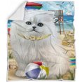 thumbnail image 1 of Pet Friendly Beach Persian Cat Blanket BLNKT104916, 1 of 2
