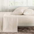 thumbnail image 2 of Juego de sábanas Bedsure California King, 4 piezas, poliéster beige, 2 of 7