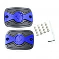 thumbnail image 4 of funtasica 2 Pieces Motorcycle Brake Fluid Tank Cap Cover for C400GT 2019-2023 Blue, 4 of 8