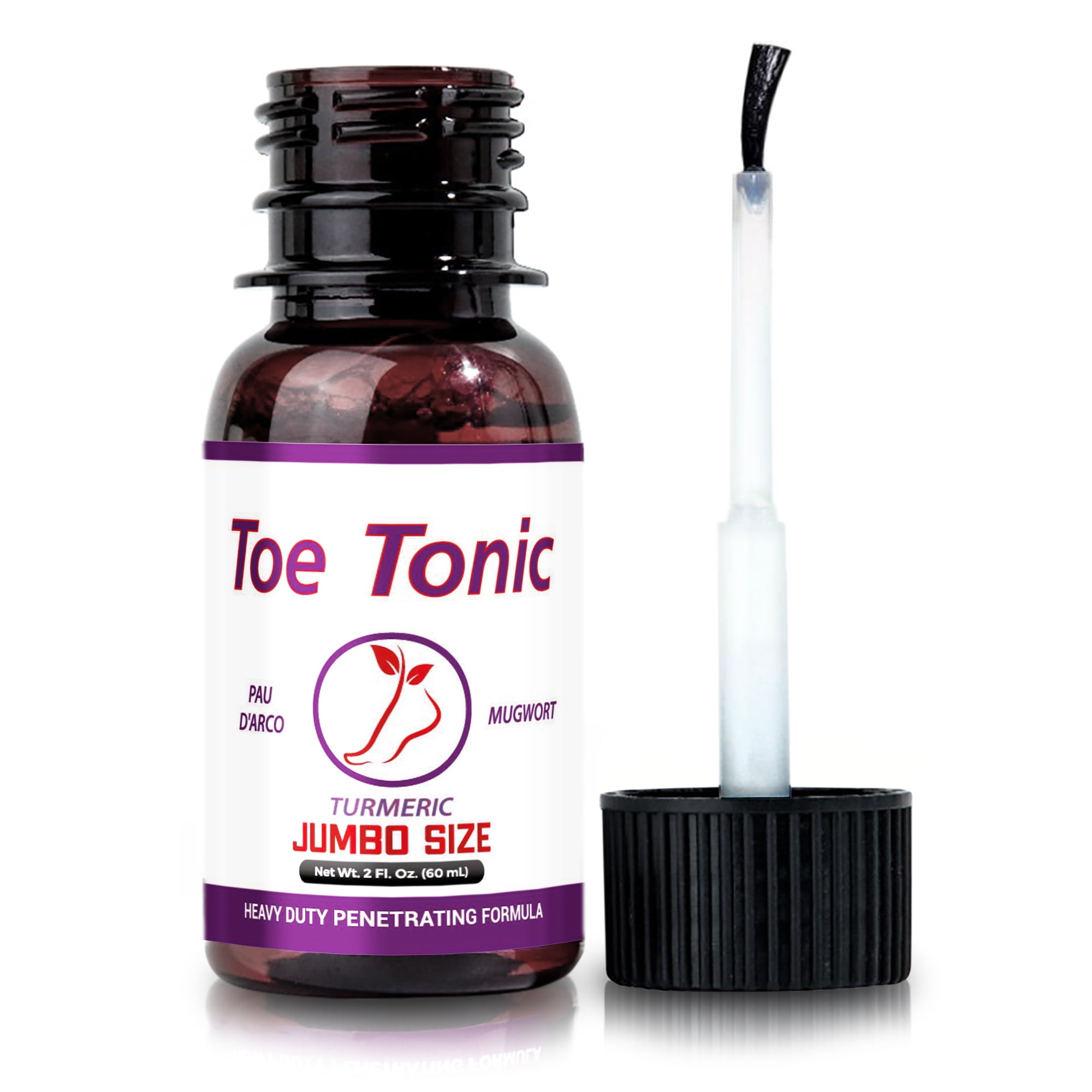 XL TOE TONIC CITRUS Toenail Fungus Treatment/Athlete's Foot Nail Repair/Renewal Pau D’Arco