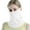 White-WH-clearacne, variant on Ice Silk Sunscreen Face Mask Women 3D Thin Breathable Cooling UV Protection Mask for Outdoor Cycling Driving Summer Wear 6.9in Length