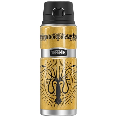 Game of Thrones Greyjoy Sigil THERMOS STAINLESS KING Stainless Steel Drink Bottle, Vacuum insulated & Double Wall, 24oz