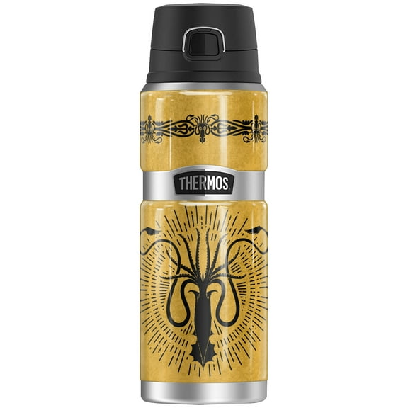 Game of Thrones Greyjoy Sigil THERMOS STAINLESS KING Stainless Steel Drink Bottle, Vacuum insulated & Double Wall, 24oz
