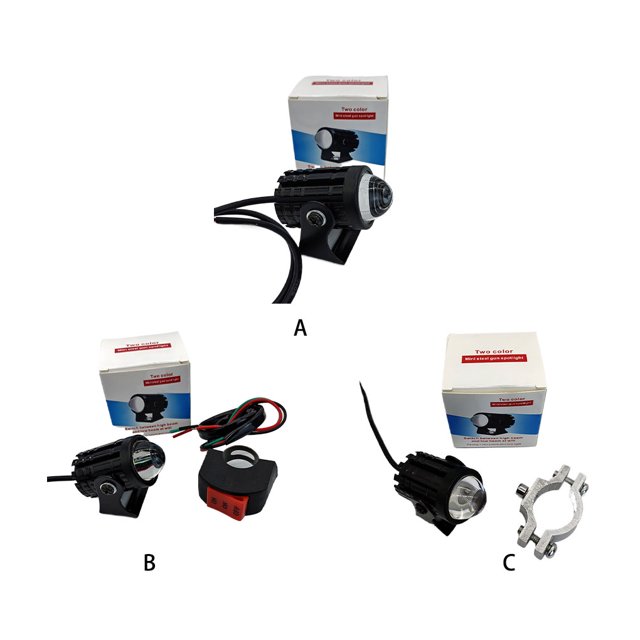 Justharion Prolong Time With Good Heat Dissipation Motorcycle Spotlights -proof Modified Lights White light Type 2
