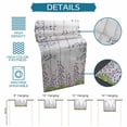 thumbnail image 6 of Purple Flowers Table Runner 90 Inches, Weeping Elegant Spring Floral Wooden Pastoral Bed Runner Dresser Scarves Tabletop for Indoor Outdoor Parties/Ceremony/Banquet, 13" x 90", 6 of 8