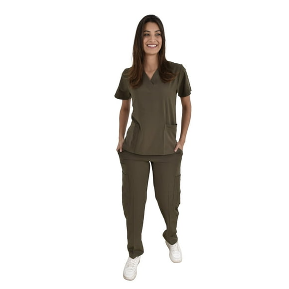 Pijama Quirúrgica Dama Soulmate Tania Verde Militar XXL
