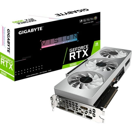 Gigabyte GeForce RTX 3090 VISION OC 24G - Graphics card - GF RTX 3090 - 24 GB GDDR6X - PCIe 4.0 x16 - 2 x HDMI, 3 x DisplayPort