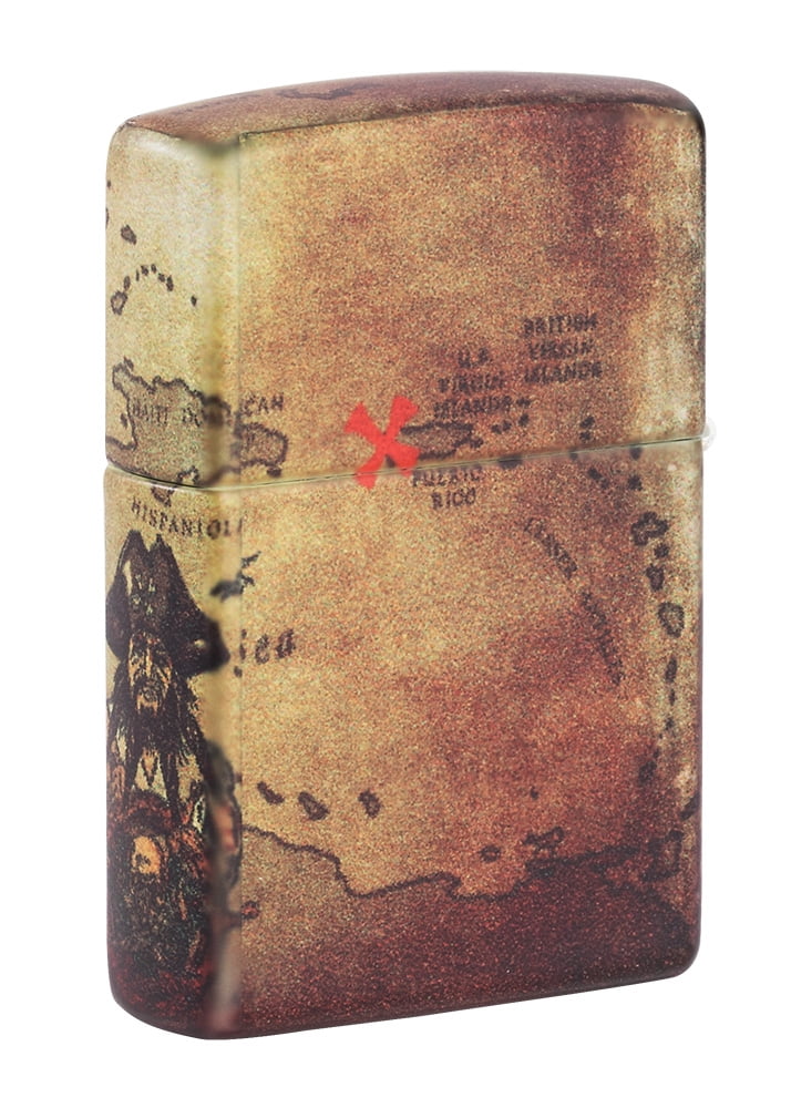 Zippo Pirate Ship 540 Color Pocket Lighter