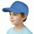thumbnail image 6 of TOPTIE Kids Baseball Cap Structured Cotton Sun Hat 3-10 Years Old Girls & Boys-White, 6 of 7