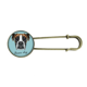 thumbnail image 1 of Lop madrugadora Boxer Dog Pet Animal EsES Broche De Broche De Metal Antiguo Unbranded M, 1 of 3