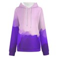 thumbnail image 4 of ICHUANYI Liquidación Mujeres Manga Larga Casual Con Capucha Impresión Cuello Redondo Sudadera Tops ICHUANYI WER202308246133, 4 of 5