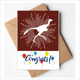 thumbnail image 1 of Pluma de ave velocidad Predator Sobre de la Carta de felicitación de la tarjeta de matrimonio, 1 of 4