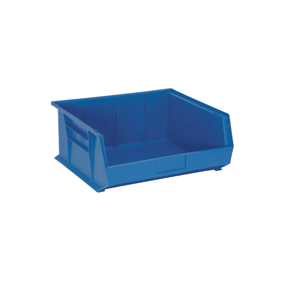 Quantum Storage QUS250BK Ultra Stack & Hang Bin, Black - 14.75 x 16.5 x 7 in.