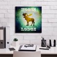 thumbnail image 5 of Epic Graffiti 'Lodge Moose Lodge' by Lightbox Journal, Canvas Wall Art, 18"x18", 5 of 8