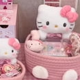 thumbnail image 3 of Hello Kitty Storage Basket Cute Box Bedroom Decoration Birthday Gift Home Decorative, 3 of 10
