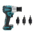 thumbnail image 2 of Electric Riveter with Multiple Riveter Heads, Brushless Electric Rivet Nut Machine with Gear Adjustment Button and LED Light, 2 of 7