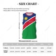 thumbnail image 6 of Namibia Flag Men Basketball Sports Jersey Running Fitness Multifunction Sleeveless tshirt Exclusive Custom Name Nunber, 6 of 11