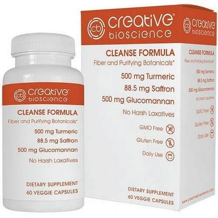 Creative Bioscience Cleanse Diet 1234 Capsules Dietary Supplement, 60 Ct