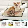 thumbnail image 6 of Qxltty Realistic Antelope Pattern Cat litter Pads Pet Set of 3 Diaper Mats Center Anti-leakage Layer Absorbent Soft and Comfortable, 6 of 7