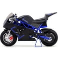 thumbnail image 3 of GO-BOWEN 36V ELECTRIC POCKET MOTORCYCLE BIKE - BLACK/BLUE, 3 of 4