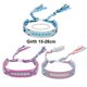thumbnail image 2 of 3 pulseras a granel para mujeres, niños y niñas, pulseras de la amistad, cuerda trenzada hecha a mano, cadena de muñeca, 2 of 5