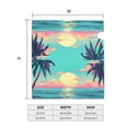 thumbnail image 5 of Fotbe Retro Palm Beach Sunset Mailbox Covers Post Letter Box Cover Garden Decor Standard Size-25.5x21 in, 5 of 9