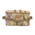 thumbnail image 2 of Greeniant Bolsa de almacenamiento para acampar, bolsillo de malla con cremallera portátil, estufa de Picnic para senderismo al aire libre, Mochilas de mochilero Camuflaje, 2 of 6