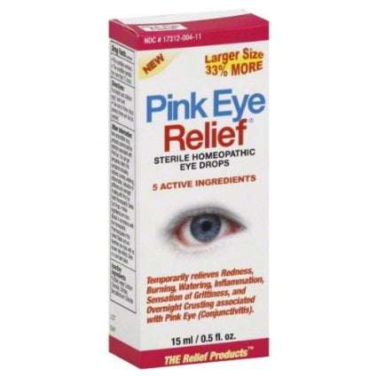 Pink Eye Drops Stye Relief - 0.33 Oz, 2 Pack (Best Cure For Stye In The Eye)