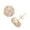 tri gold, variant on 10K White Gold .33 tcw diamond love knot earrings
