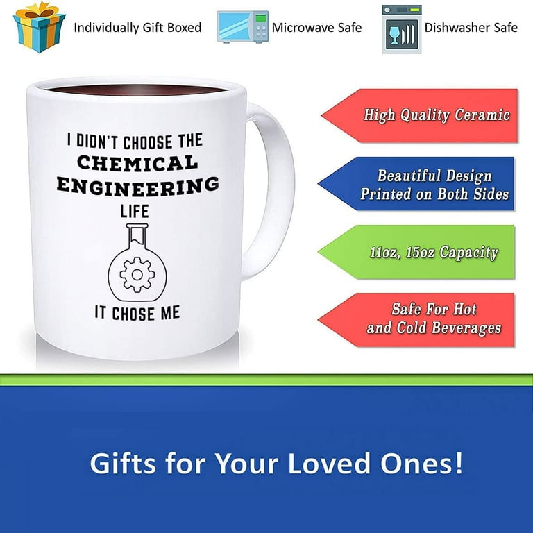 Chemical Engineer Gift Coffee Mug chemical Engineering Life, Ceramic  Novelty Coffee Mug, Tea Cup, Gift Present For Birthday, Christmas  Thanksgiving
