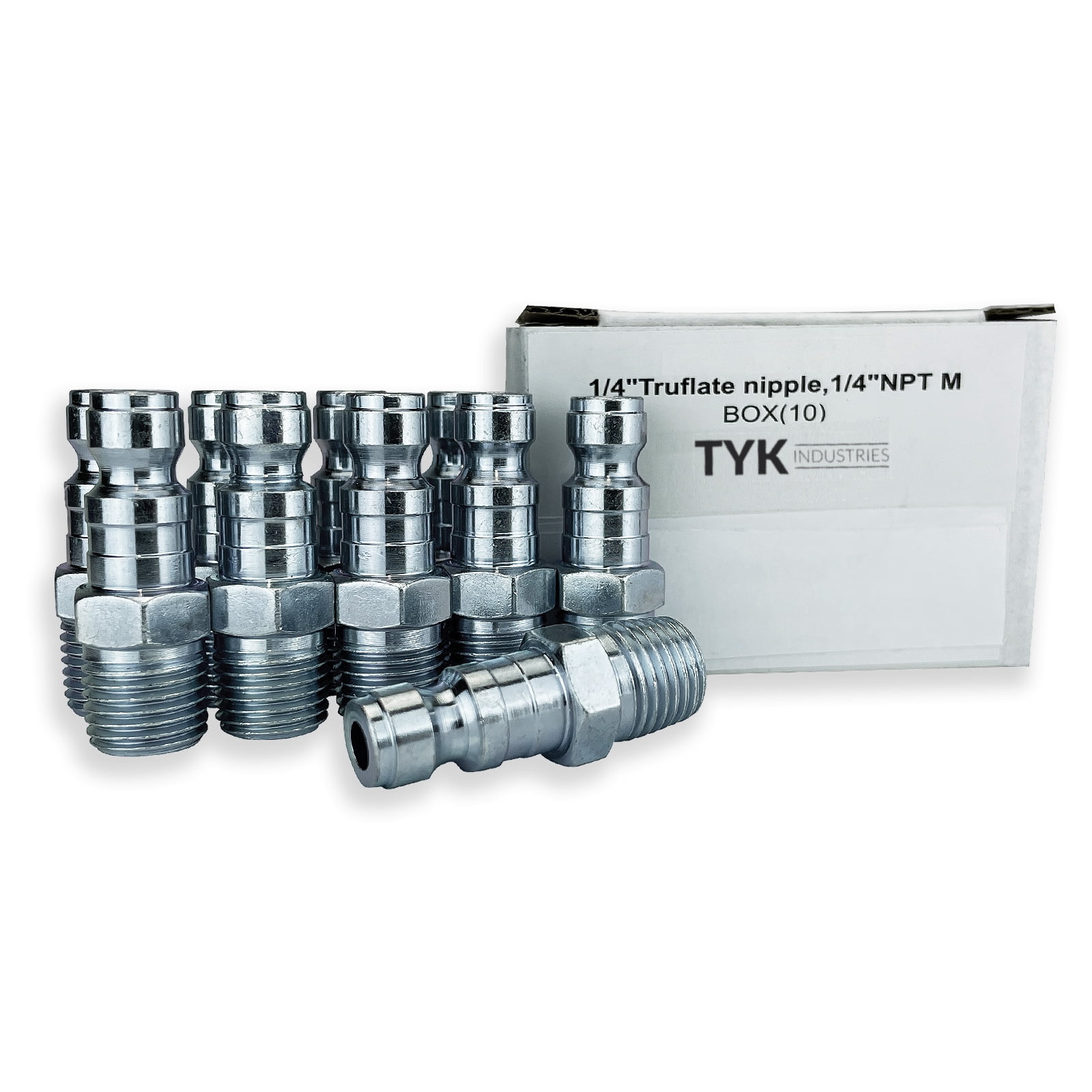 Tru-Flate Automotive Quick Coupler Air Connector Fittings 5/16 Hose Barb T Style