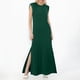 thumbnail image 2 of 2025 Vestido largo sin mangas con abertura para mujer: vestido camisero informal y holgado con bolsillos laterales, cuello redondo, tejido ligero, ideal para el verano, tallas S-XXL, 2 of 4