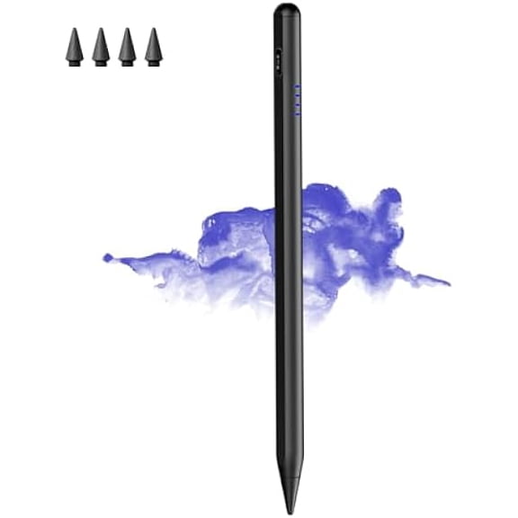 can Stylus Pen for iPad 9th&10th Generation, 20Mins Fast Charge for Tablet Pencil with Palm Rejection, Pens for 2018-2025 Apple iPad 6/7/8/9/10/A16, Pro 11"/12.9"/13"/M4, Mini 5/6, Air 3/4/5/M2/M3