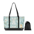 thumbnail image 7 of FORMRS Laptop Tote Bag for Women with 15.6" Computer Compartments Handbag, Floral Easter, 7 of 7
