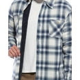 thumbnail image 3 of WEATHERPROOF VINTAGE mens  Sherpa Lined Shirt Jacket, s, Blue, 3 of 4