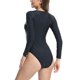 thumbnail image 5 of Traje de baño de una pieza para mujer, conjuntos de bikini para mujer, traje de baño de manga larga para buceo, traje de baño de verano para playa y surf para mujer, 5 of 9