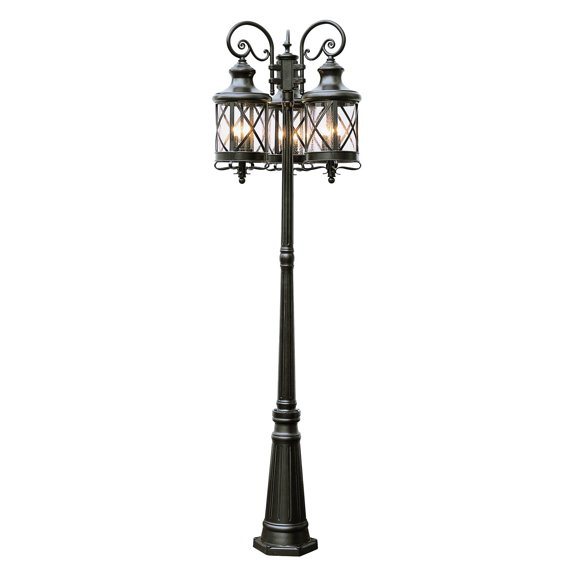 Trans Globe Lighting 5127 ROB Outdoor Chandler 81" Pole Light, Rubbed Oil Bronze