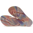 thumbnail image 4 of Havaianas Women's Slim Iridescent Flip Flop Sandals, Ballet Rose, Size 9/10, 4 of 5