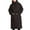 Coffee, variant on FNFHFY Long Puffer Jackets for Women Winter Thicken Hooded Padded Coat Lightweight Quilted Jacket Solid Long Sleeve Parka with Pockets