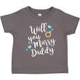 thumbnail image 3 of Inktastic Will You Marry Daddy-ring White Boys or Girls Toddler T-Shirt, 3 of 5