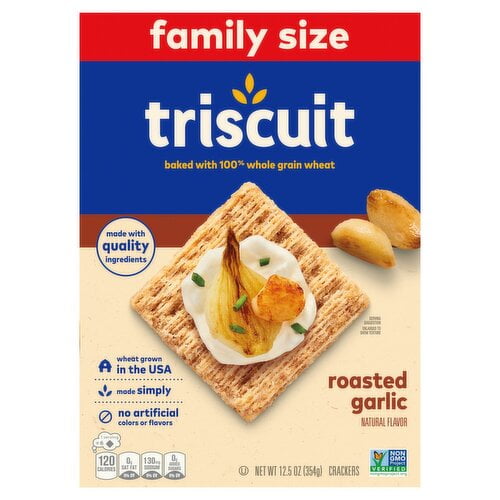 Triscuit Roasted garlic family size