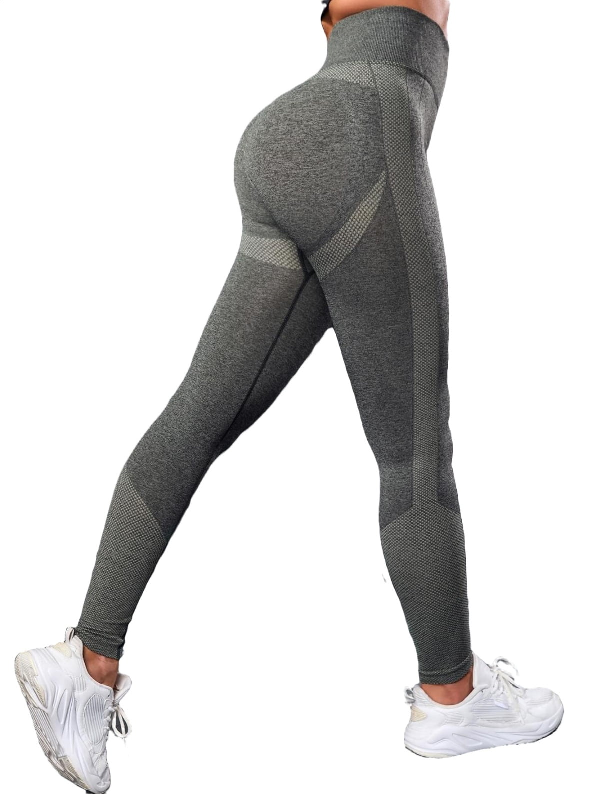 DryMove™ Pocket-detail sports tights - Dark khaki green - Ladies | H&M
