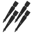 thumbnail image 1 of OUNONA 4Pcs Garage Door Hinges Elegant Design Black for DIY Enthusiasts, 1 of 8