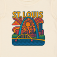 thumbnail image 4 of Inktastic St. Louis Skyline Retro Style Boys or Girls Baby T-Shirt, 4 of 5