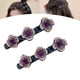 thumbnail image 1 of Pinzas para el cabello trenzadas con piedras de cristal brillantes, pasador para el cabello con triple pinza, pinzas para el cabello para cambiar rápidamente el estilo, pinzas para el cabello trenzada, 1 of 8