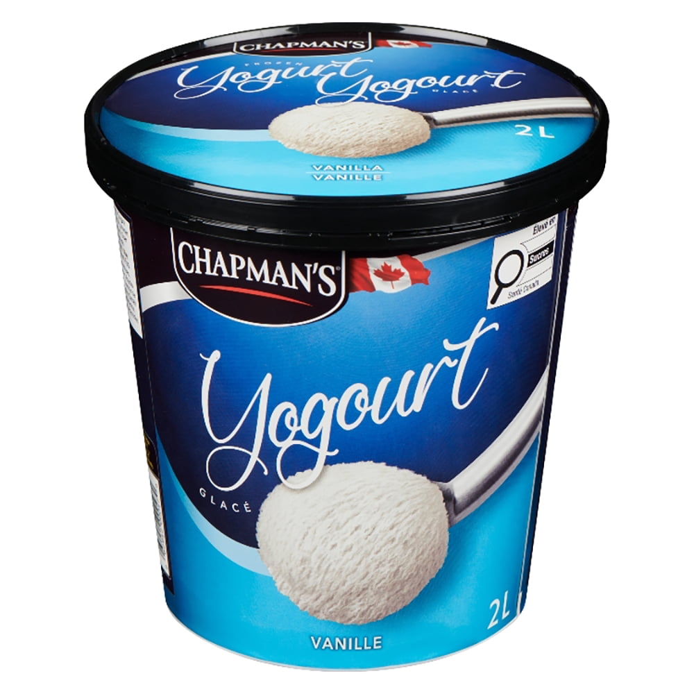 Chapman's Frozen Yogurt, Vanilla in a Tub, 2L