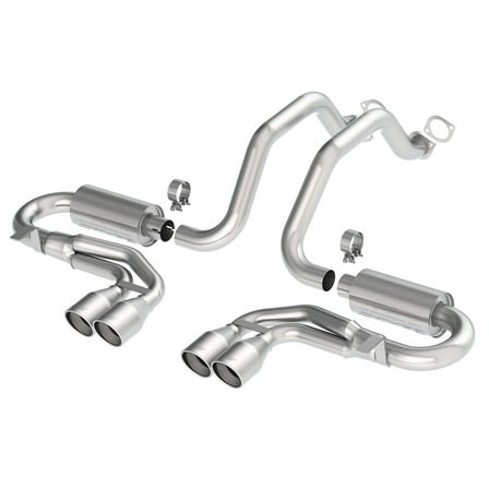 Borla 140038 S-Type Cat-Back Exhaust System Fits 97-04 Corvette Fits select: 1997-2004 CHEVROLET CORVETTE